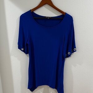Elegant Royal Blue Women's Top